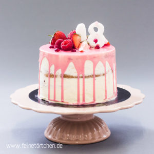 Drip Cake rosa