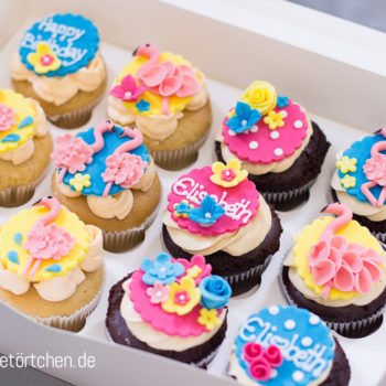 Cupcake Dekoration Flamingo Tropical Mademoiselle Cupcake