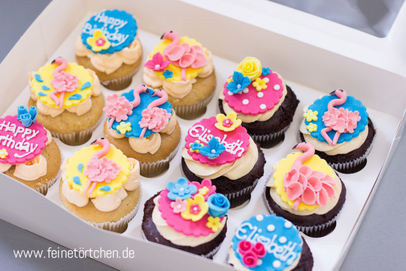 Cupcake Dekoration Flamingo Tropical Mademoiselle Cupcake