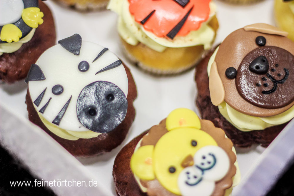 Cupcake Dekoration Tiere Zoo Mademoiselle Cupcake