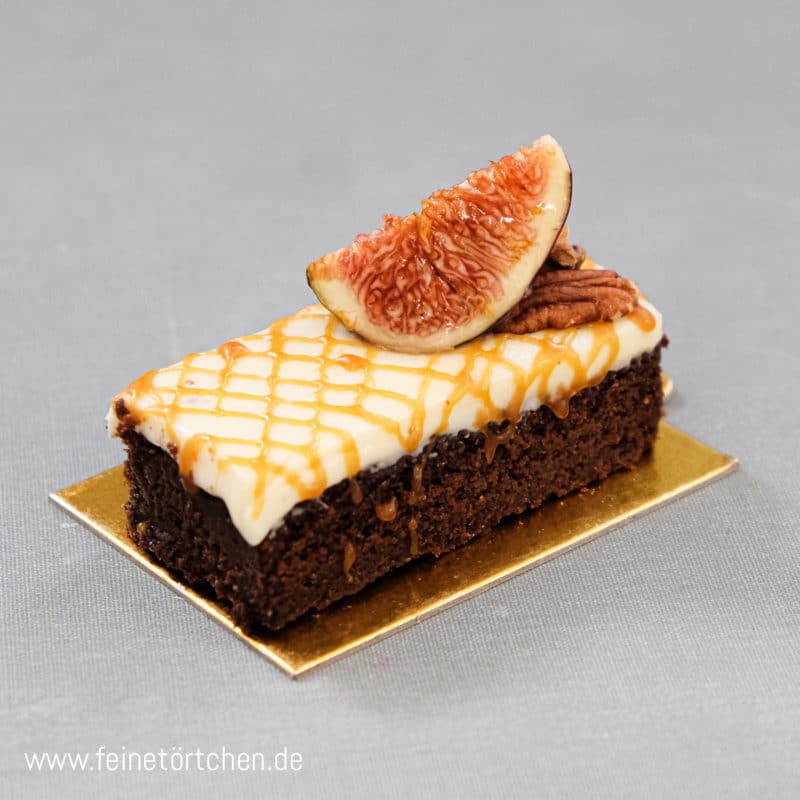 Ginger Brown Zucchini Brownie Ingwer Ganache